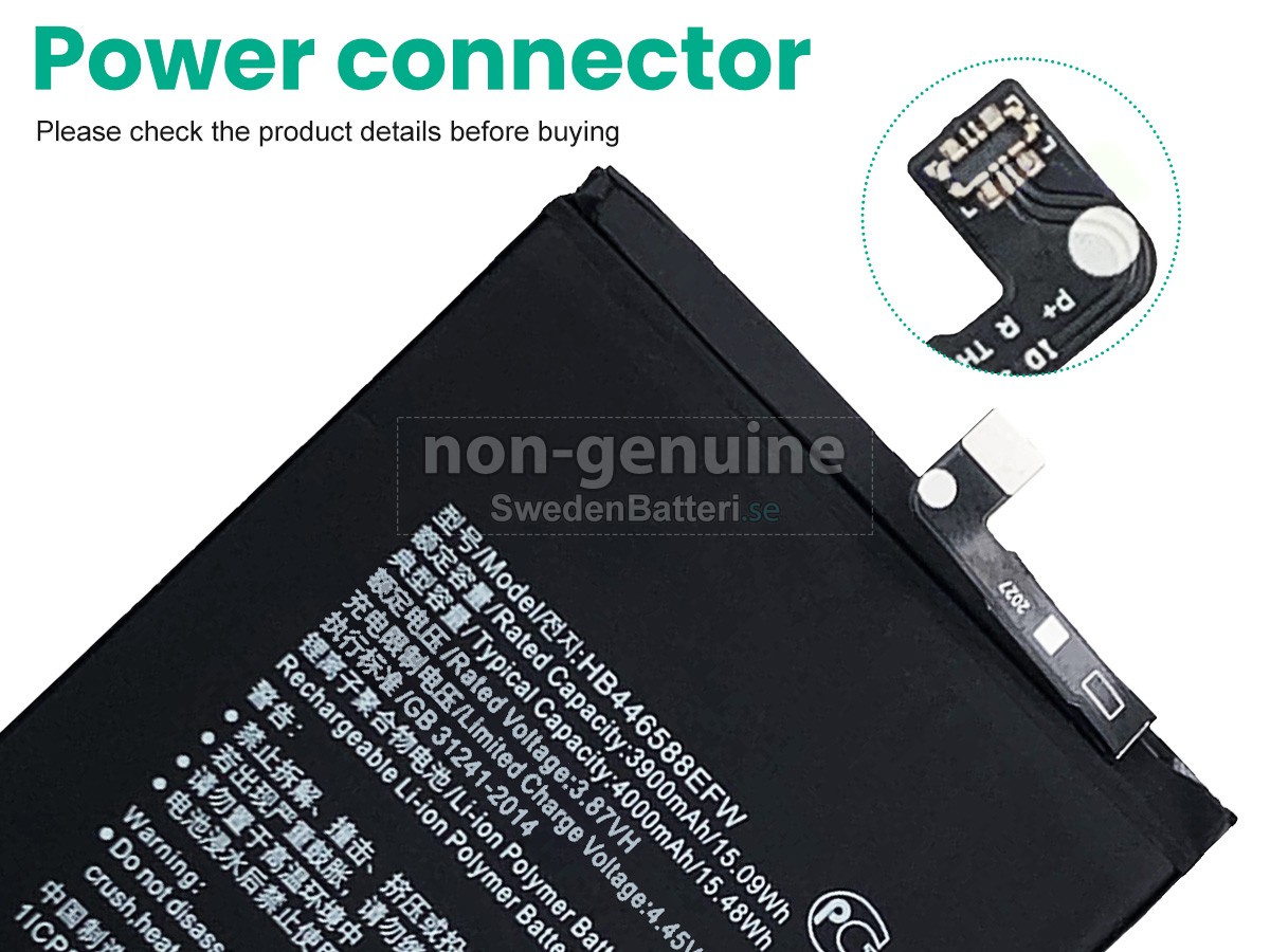 batteri till Honor HB446588EFW