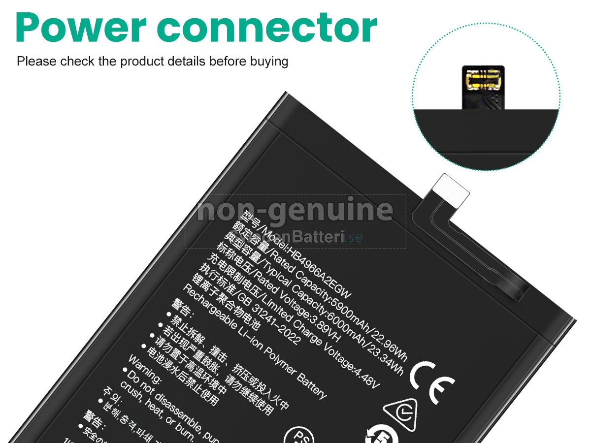 batteri till Honor X60