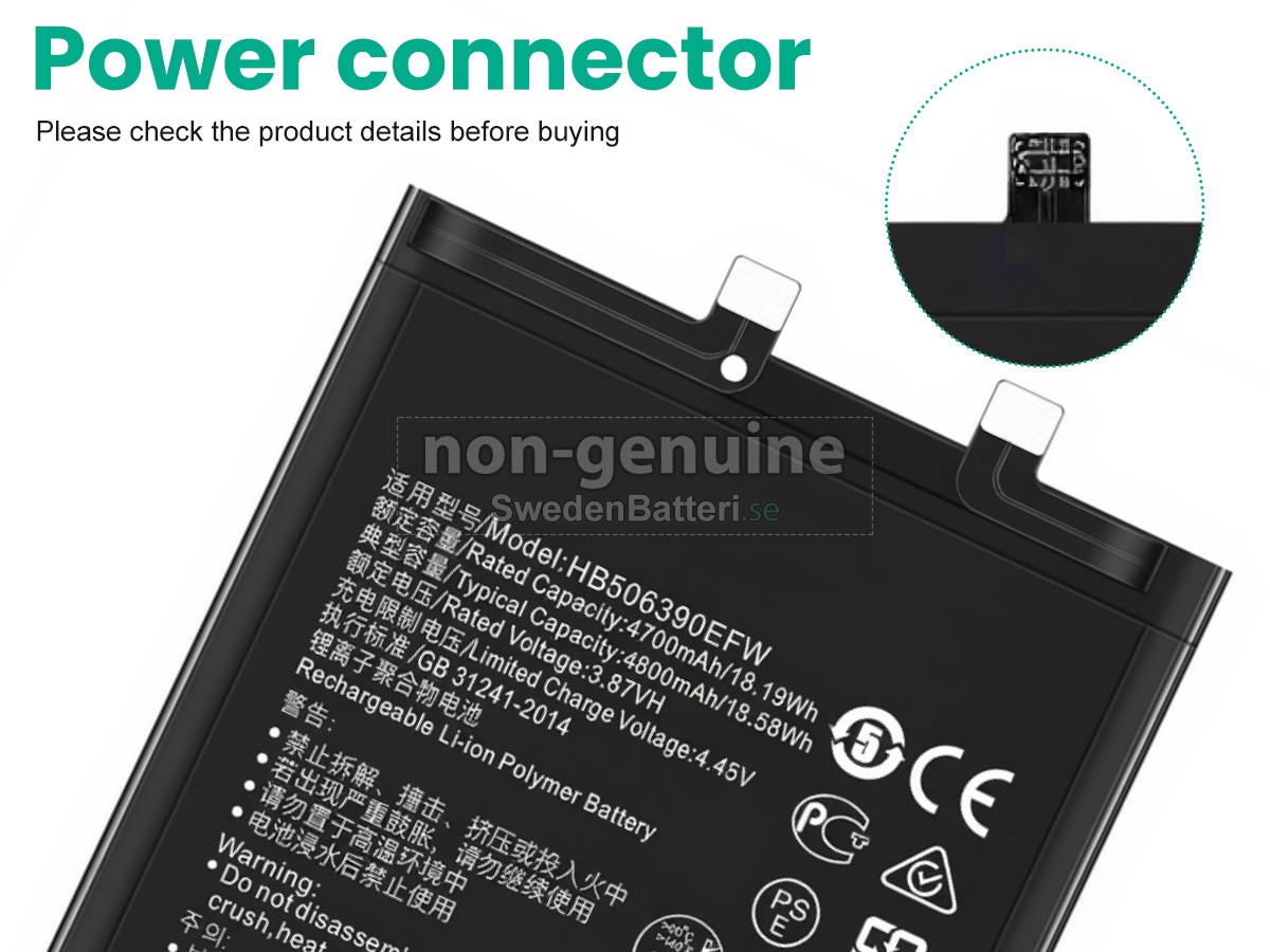 batteri till Honor HB506390EFW