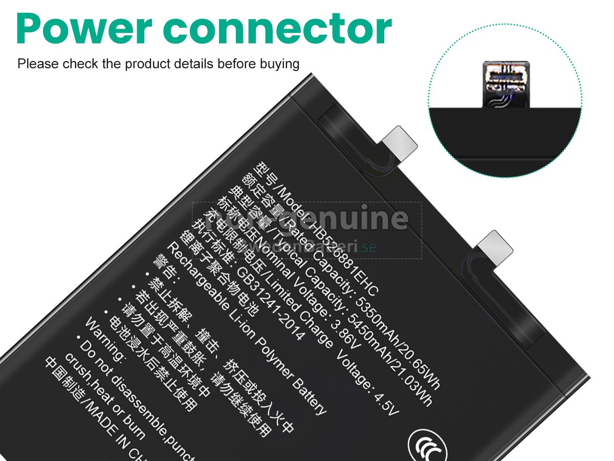 batteri till Honor MAGIC5 PRO