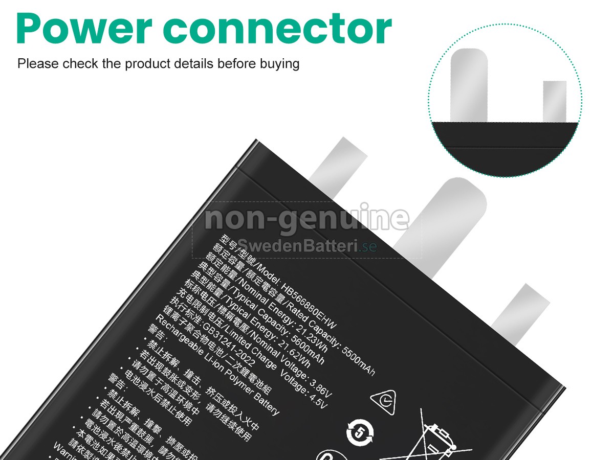 batteri till Honor MAGIC 6 PRO