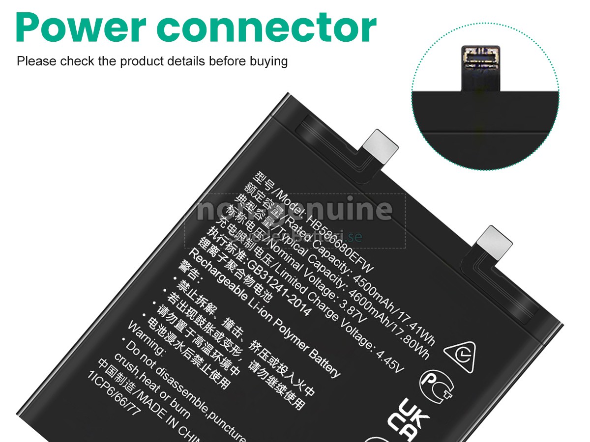 batteri till Honor MAGIC 4 PRO LGE-AN10