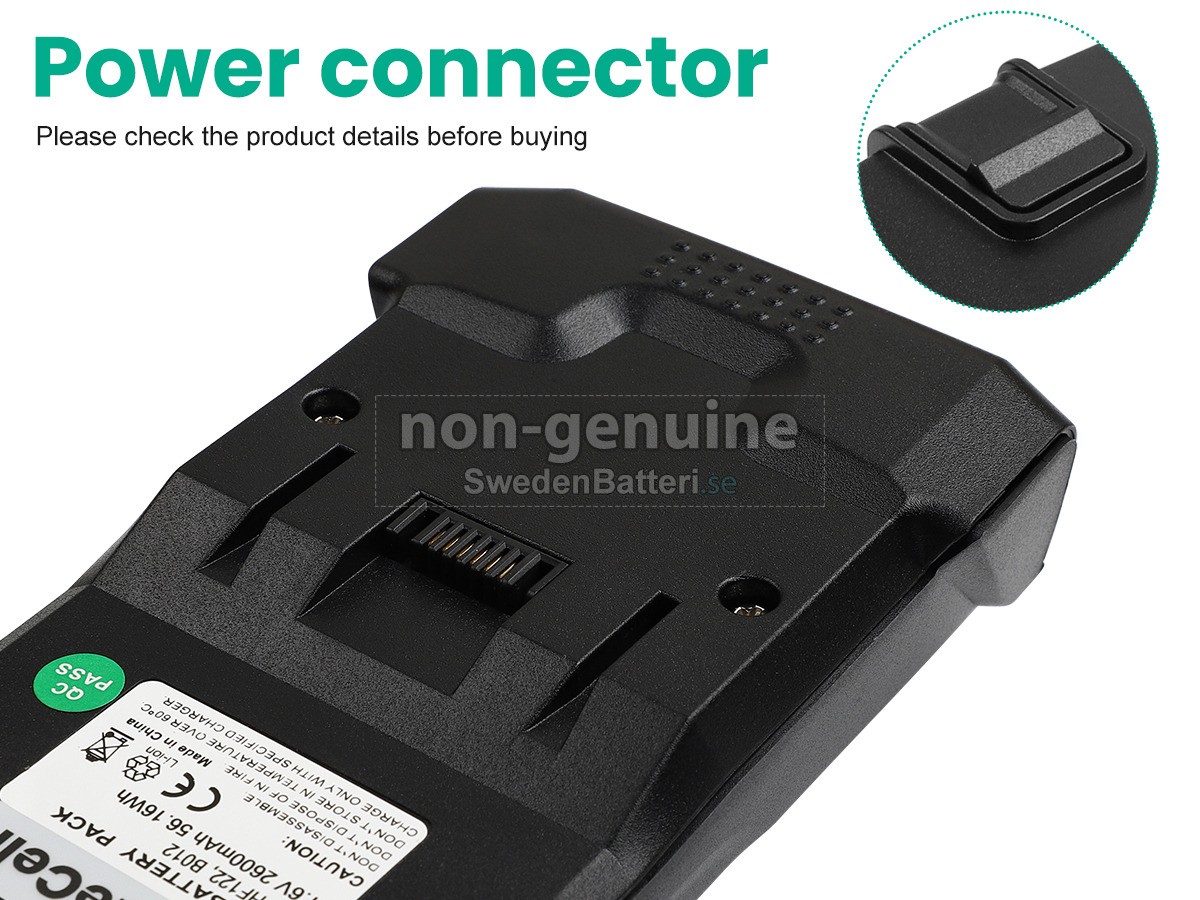 batteri till Hoover HF122RH