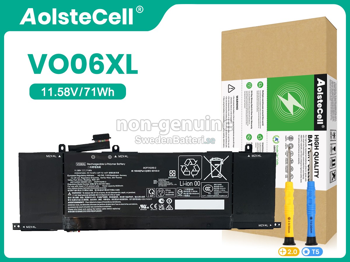 batteri till HP Omen TRANSCEND 14-FB1021TX