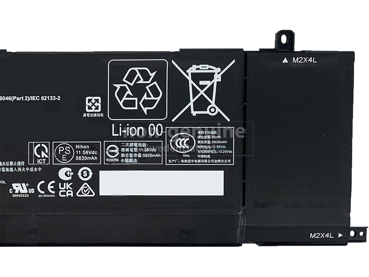 batteri till HP Omen TRANSCEND 14-FB1021TX