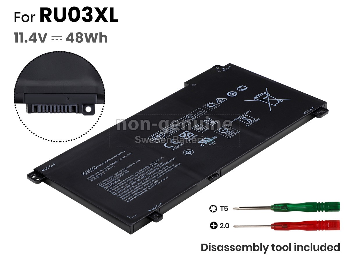 batteri till HP RU03048XL