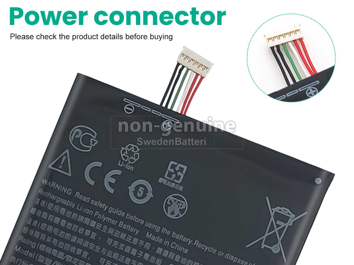 batteri till HTC ONE A9 LTE
