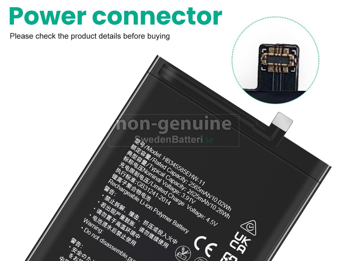 batteri till Huawei MATE X3