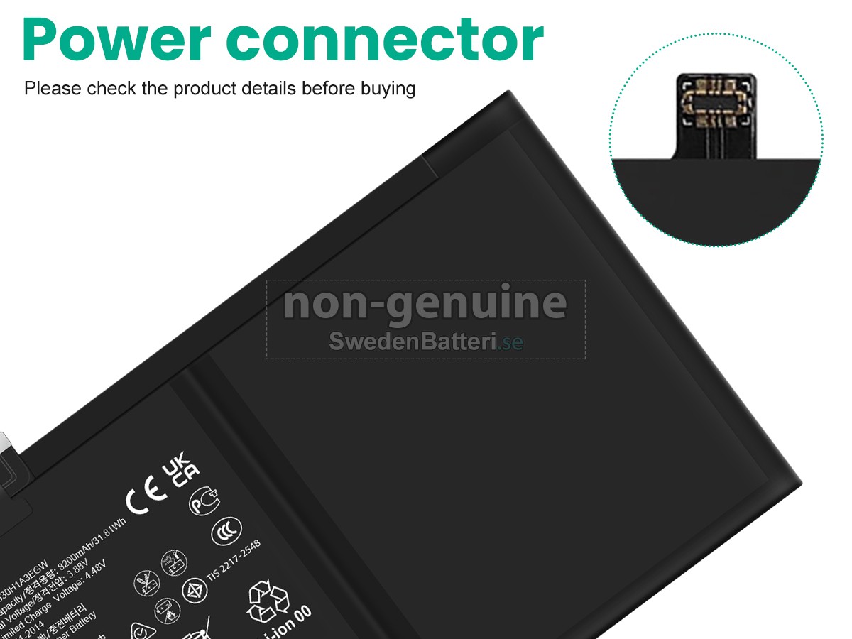 batteri till Huawei MATEPAD PRO 11 2022 GOT-W09