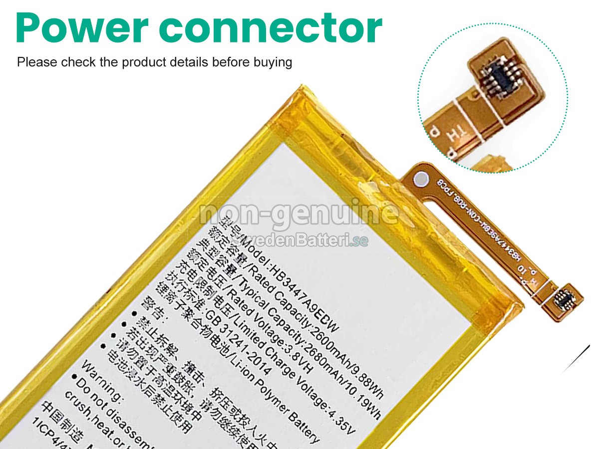 batteri till Huawei P8