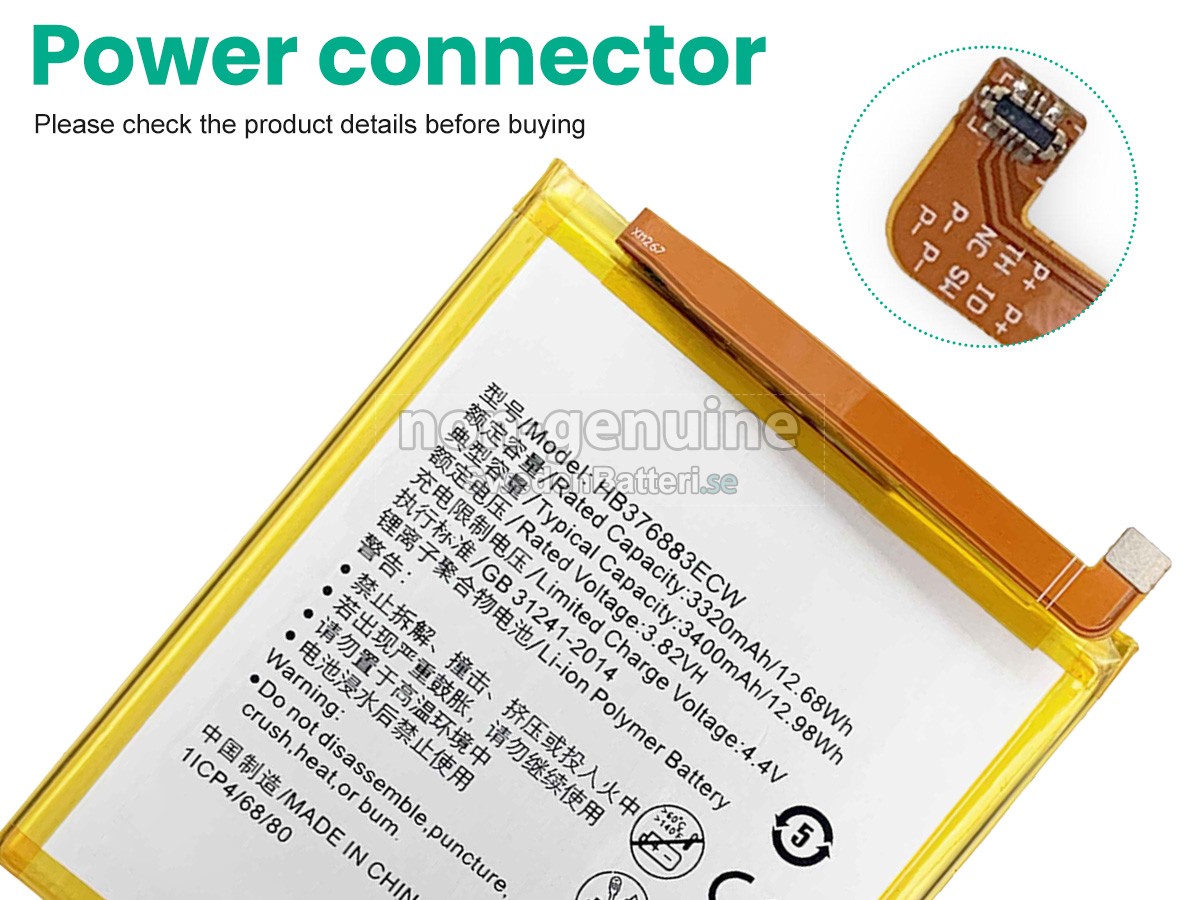 batteri till Huawei P9 PLUS