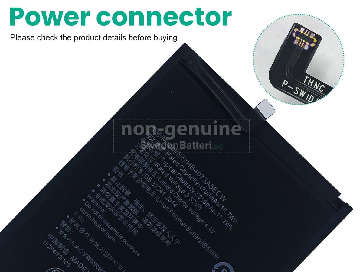 batteri till Huawei HB4073A5ECW