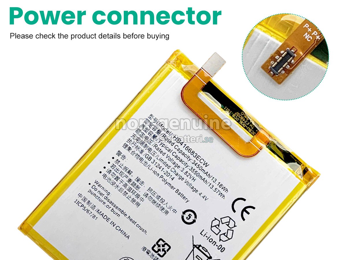 batteri till Huawei GOOGLE NEXUS 6P