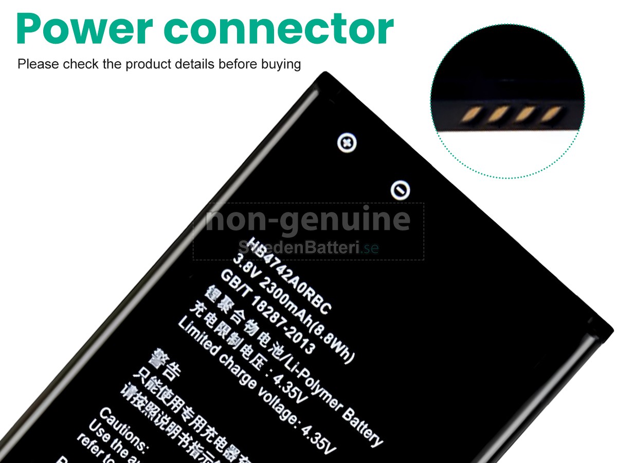 batteri till Huawei HB4742A0RBC