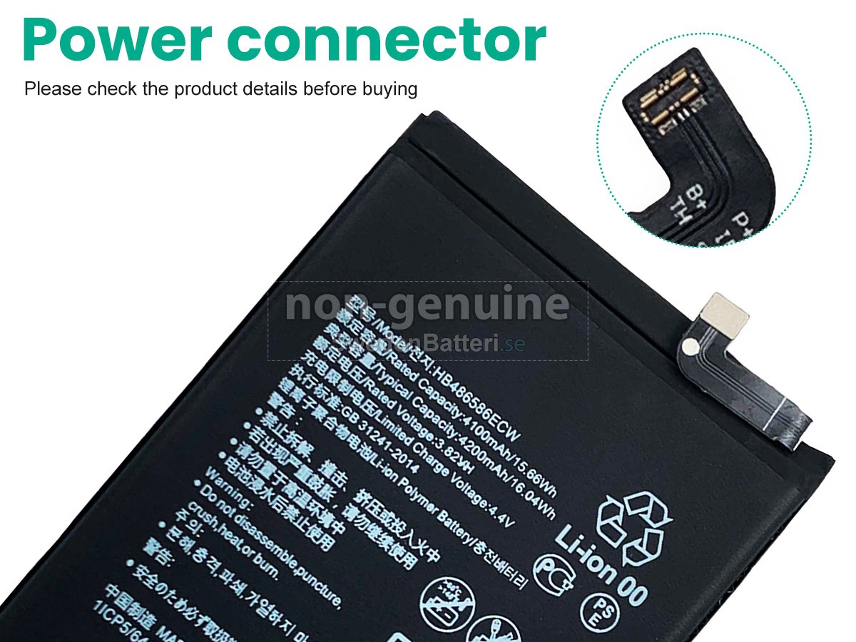 batteri till Huawei HB486586ECW