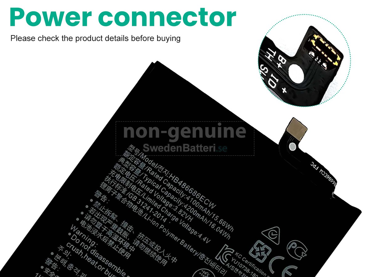 batteri till Huawei ENJOY 20 PLUS 5G
