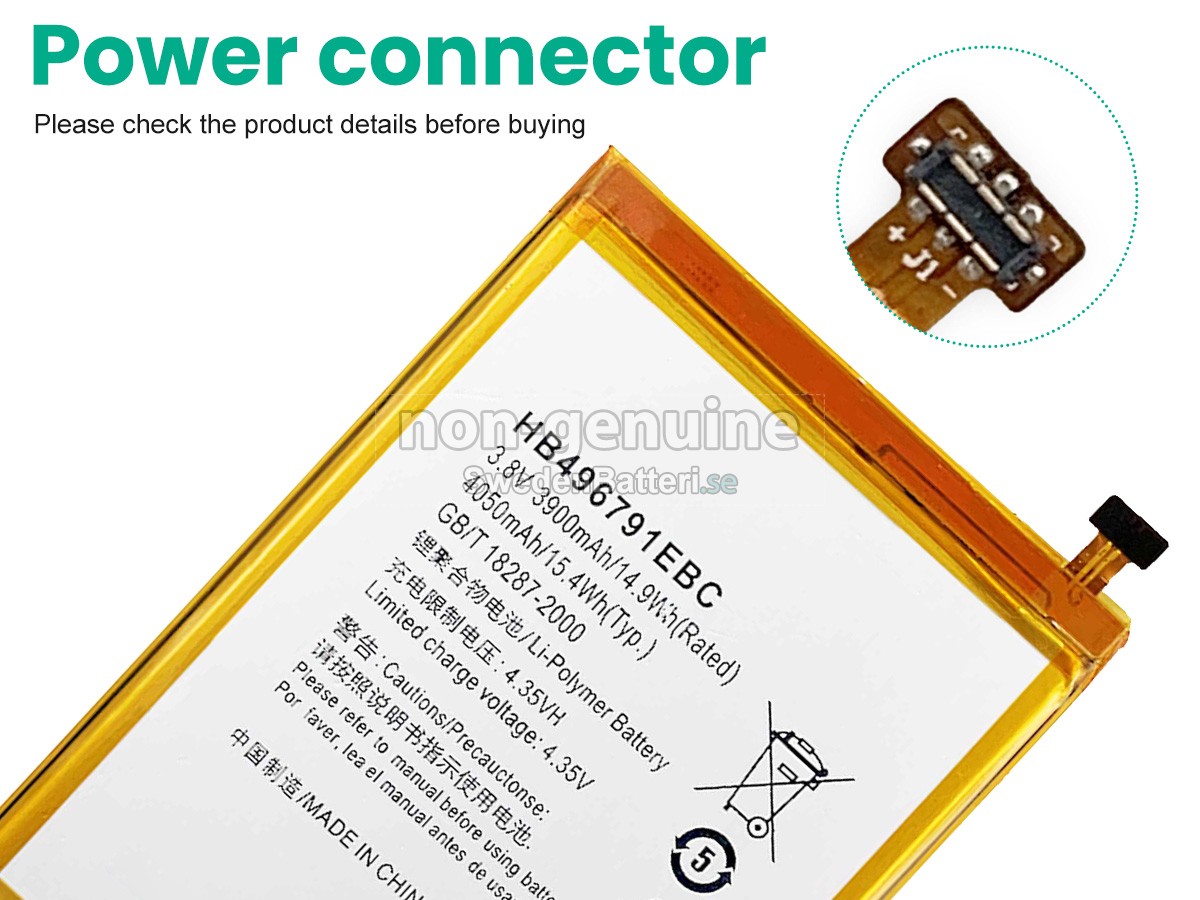 batteri till Huawei HB496791EBC