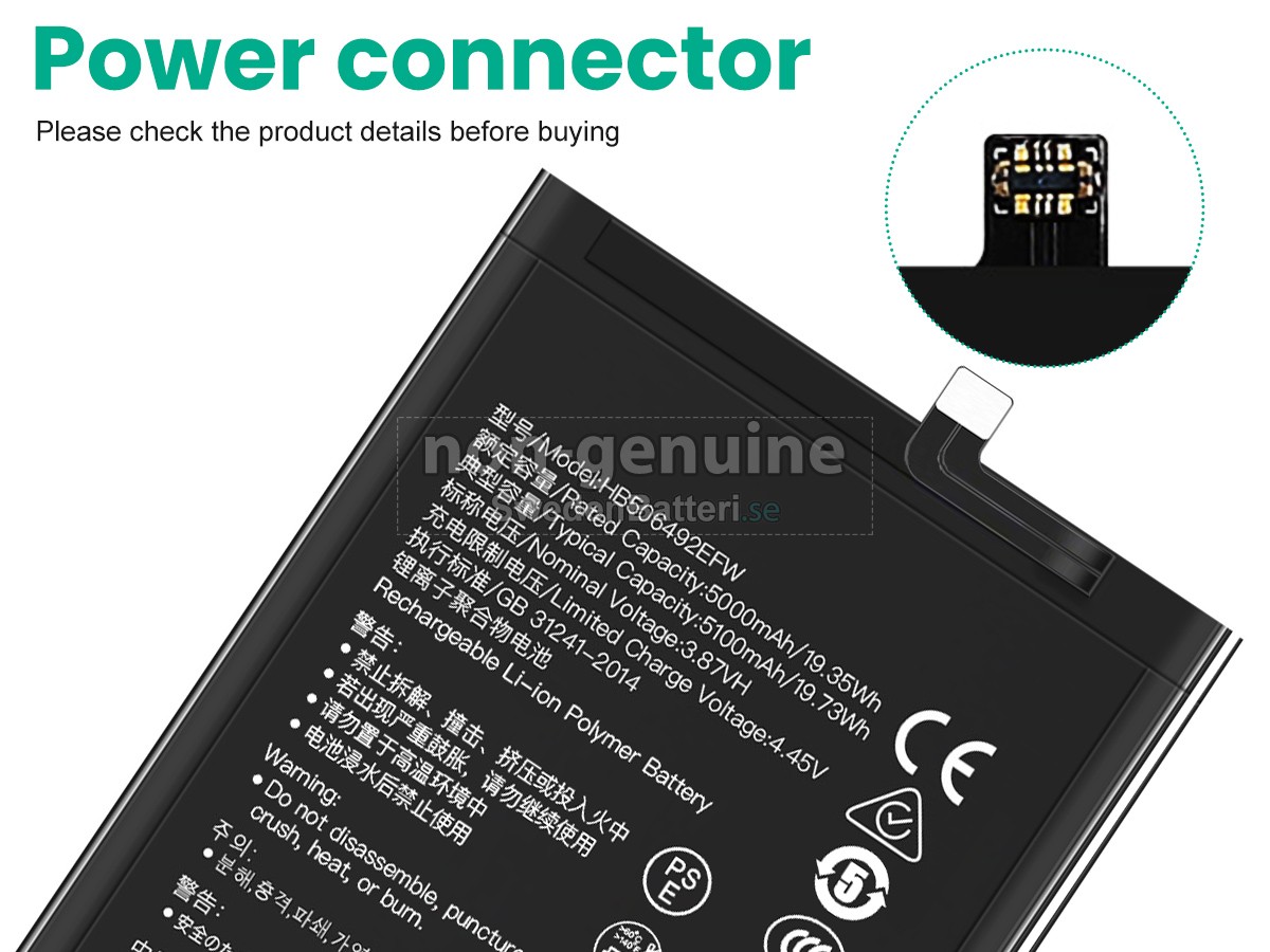 batteri till Huawei MAGIC 5 LITE
