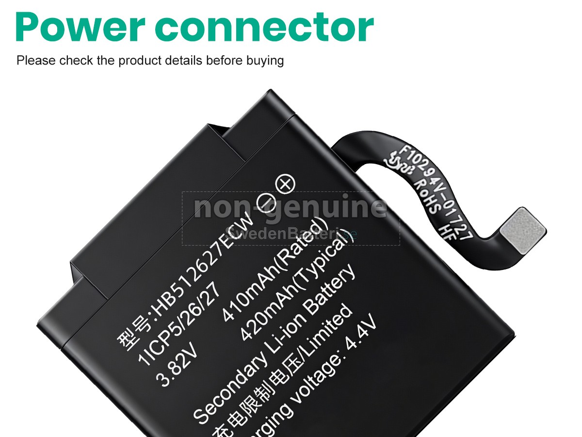 batteri till Huawei WATCH 2 CLASSIC LEO-BX9