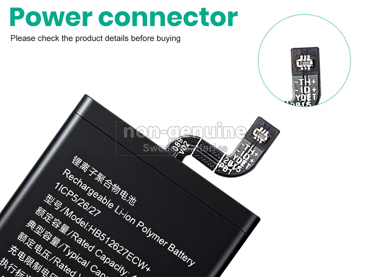 batteri till Huawei WATCH GT 46MM