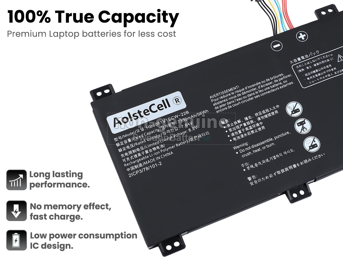 batteri till Huawei HB6081V1ECW-22B
