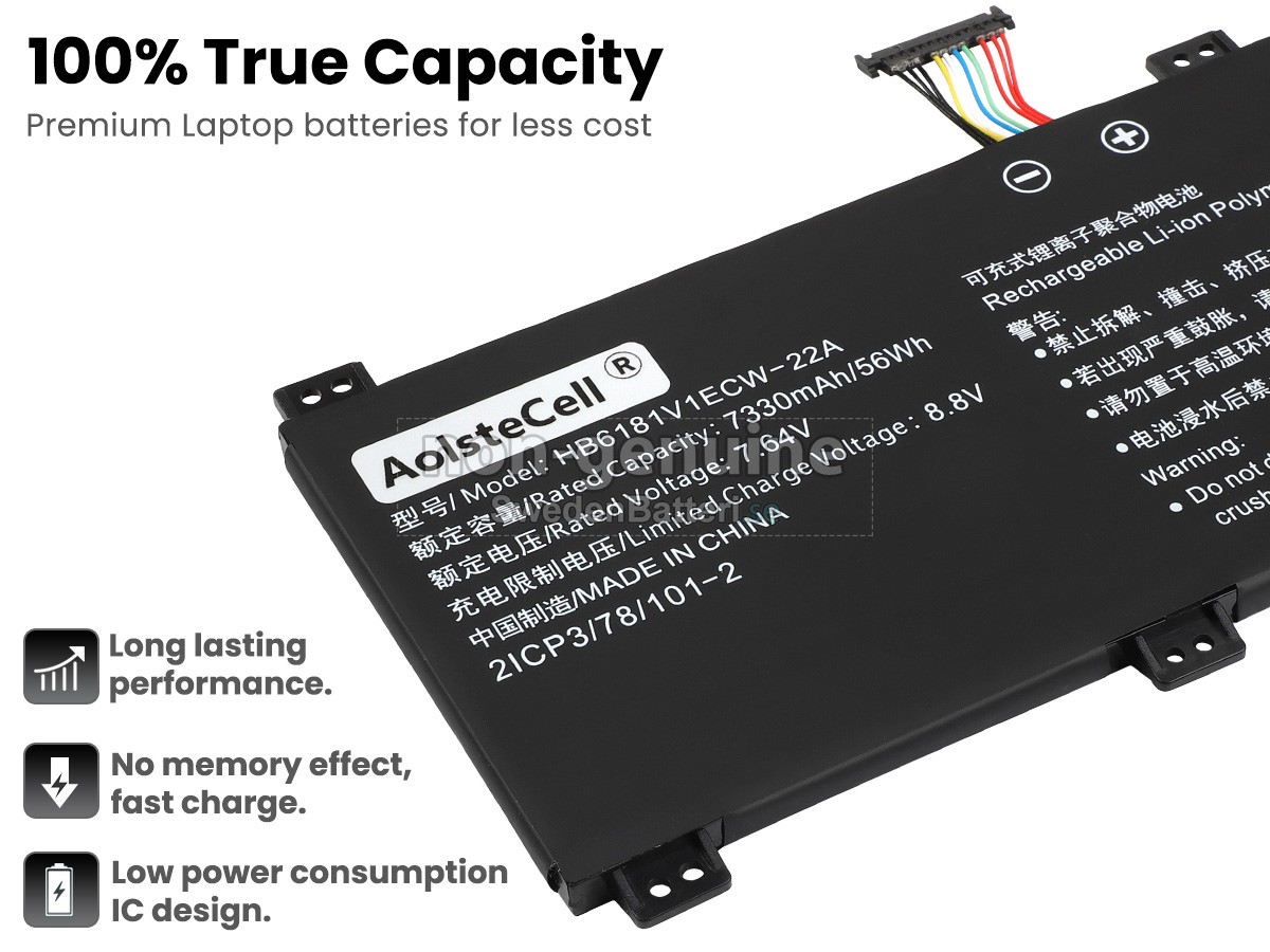 batteri till Huawei HB6181V1ECW-22A