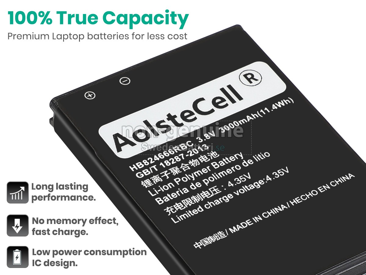 batteri till Huawei HB824666RBC