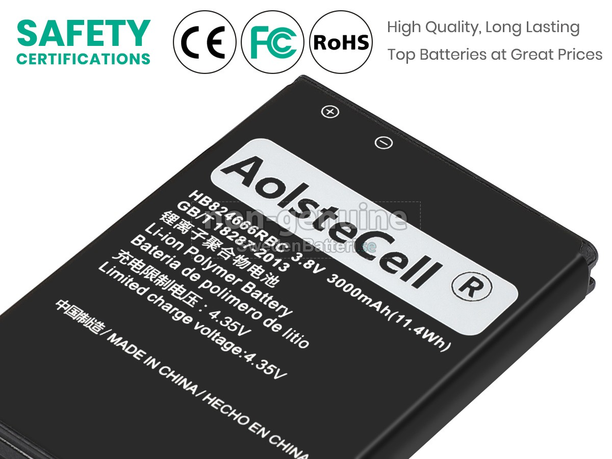 batteri till Huawei HB824666RBC