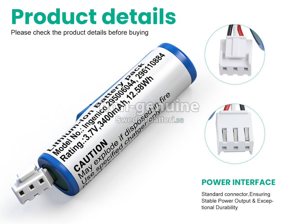 batteri till Ingenico IWE280