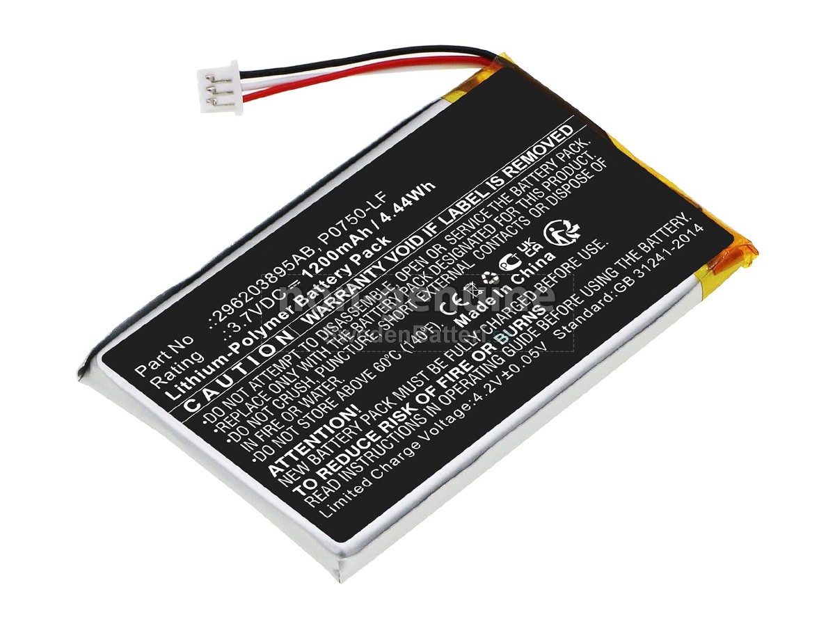 batteri till Ingenico P0750-LF