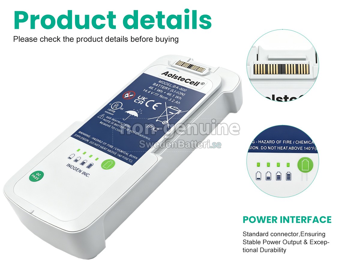 batteri till Inogen 1400-3010-8