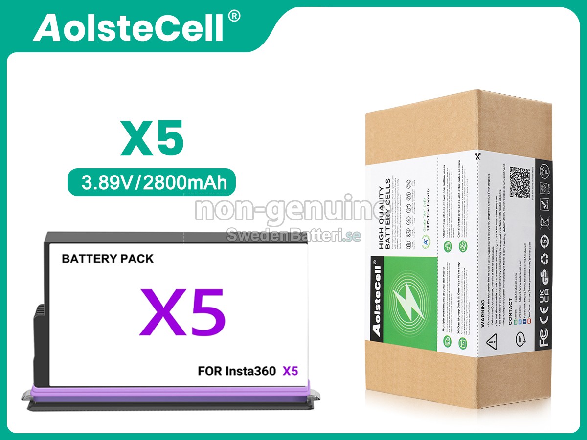 batteri till Insta360 JH-X5