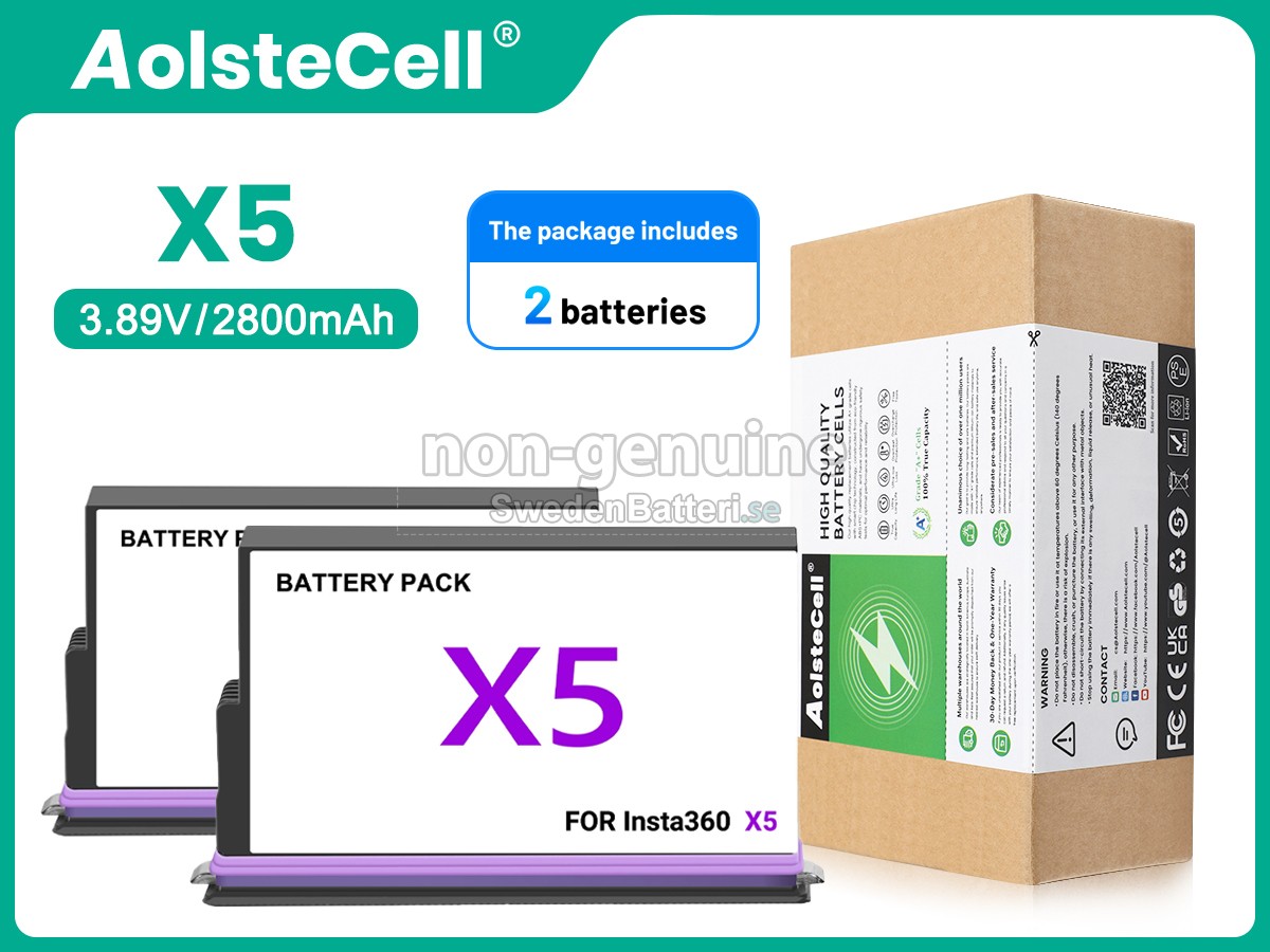 batteri till Insta360 JH-X5