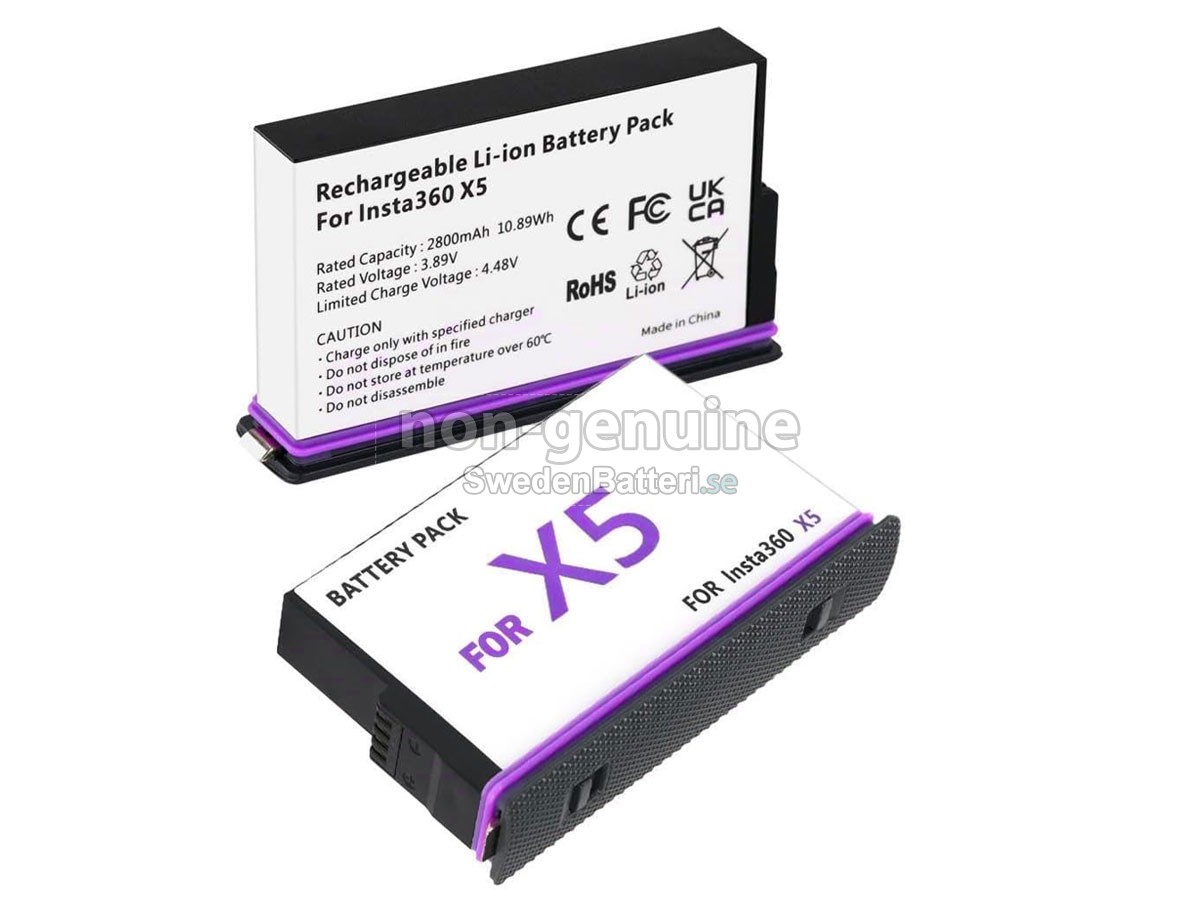 batteri till Insta360 JH-X5