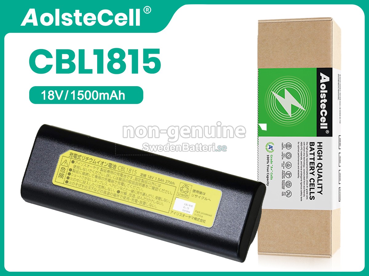 batteri till Iris Ohyama CBL1815