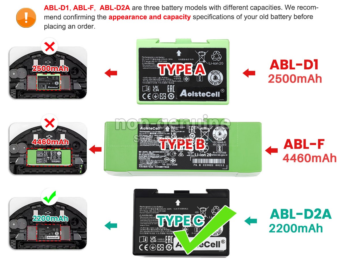 batteri till iRobot ABL-F