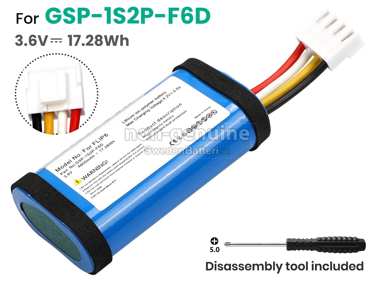 batteri till JBL FLIP 6