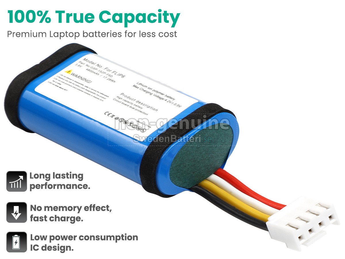 batteri till JBL FLIP 6