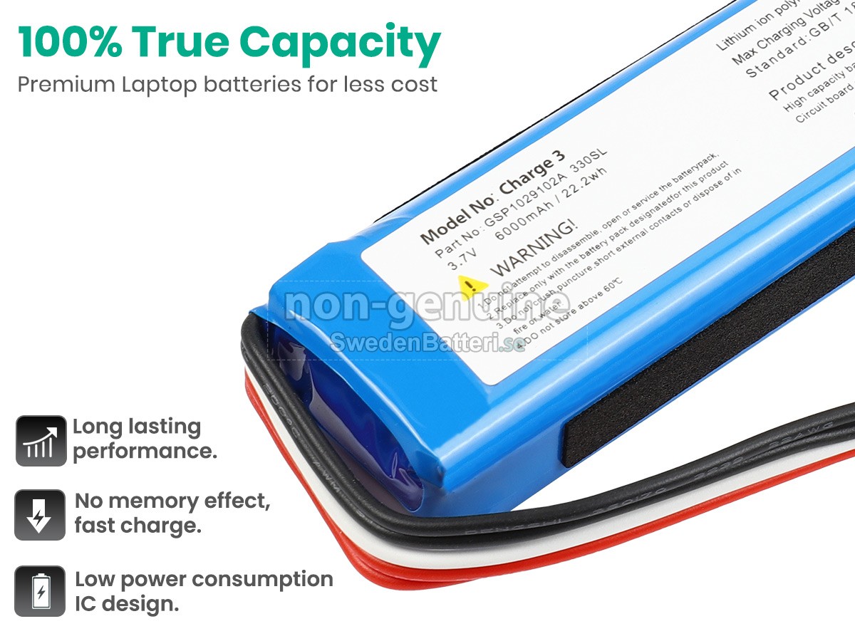 batteri till JBL CHARGE 3