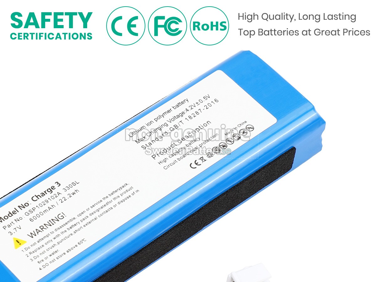 batteri till JBL CHARGE 3