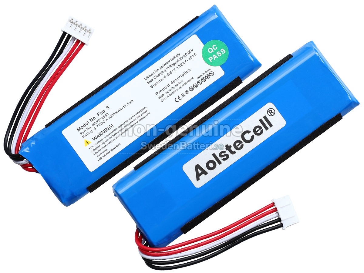 batteri till JBL FLIP 3 PORTABLE SPEAKER