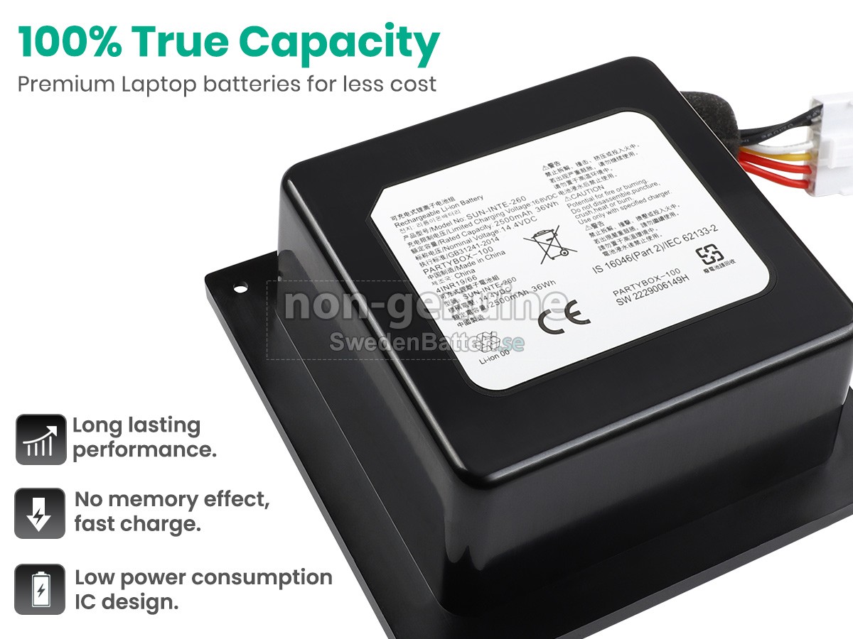 batteri till JBL SUN-INTE-260