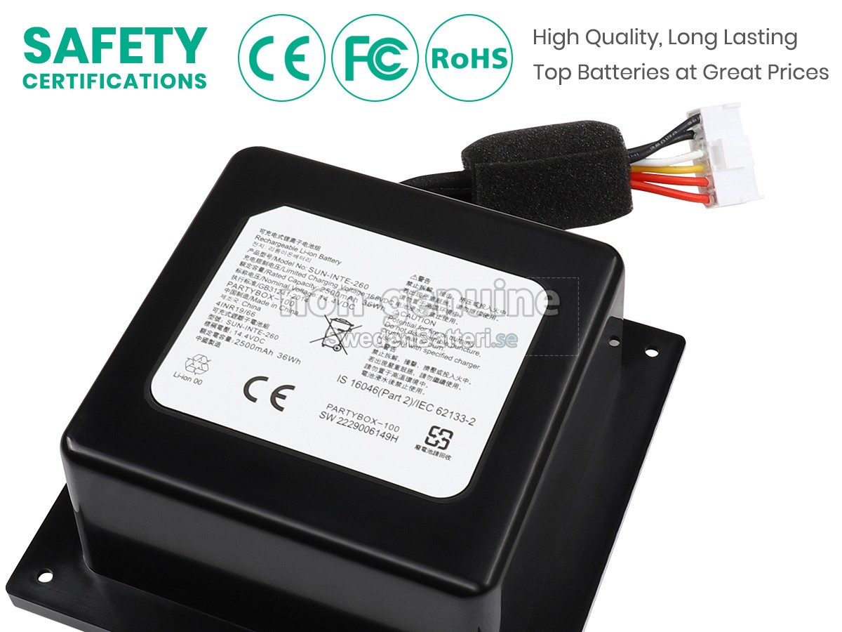 batteri till JBL SUN-INTE-260