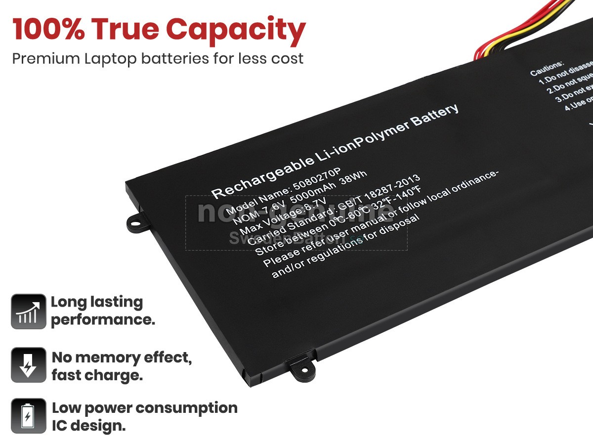 batteri till Jumper 5080270P