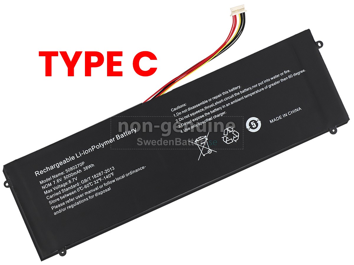 batteri till Jumper 5080270P