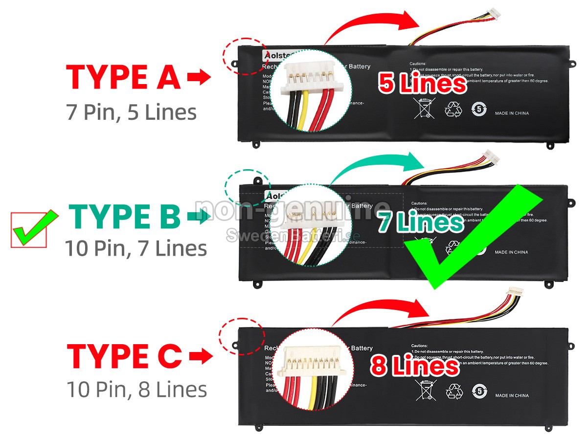 batteri till Jumper 5080270P