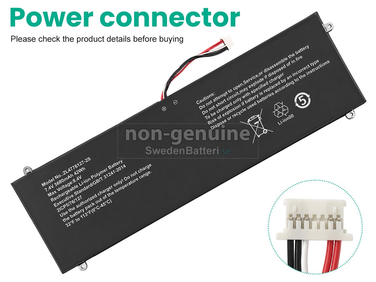 batteri till Jumper UTL-4776127-2S