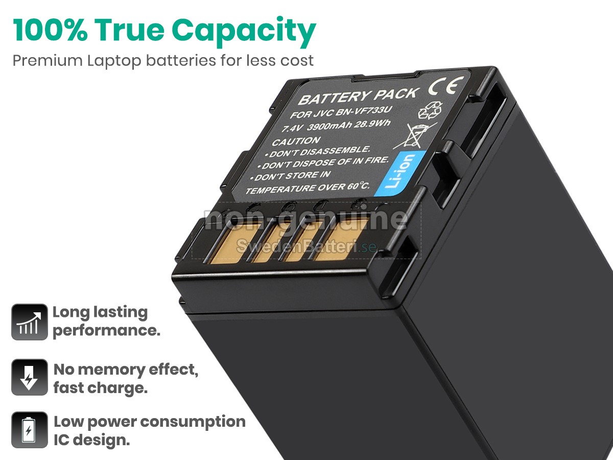 batteri till JVC GZ-MG27U