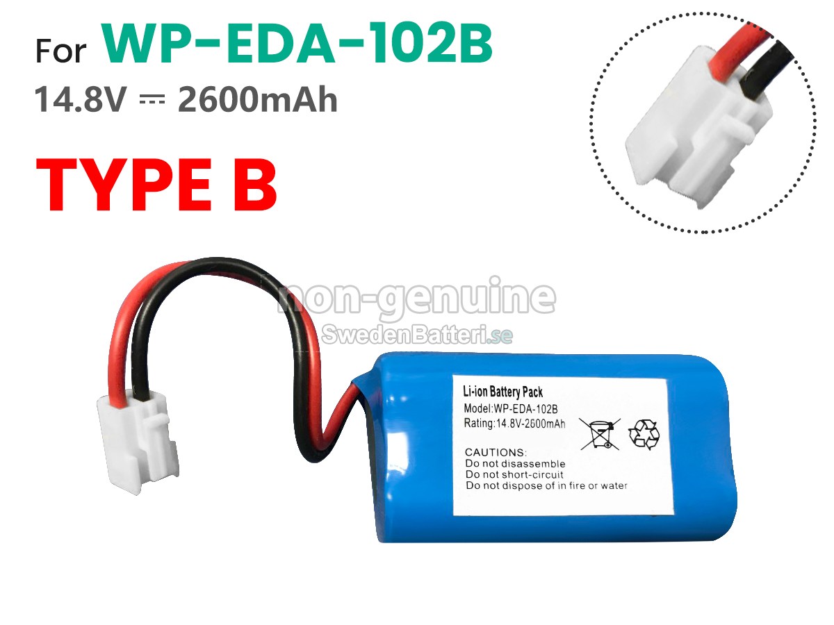 batteri till KADEY YASEN ECG-903A