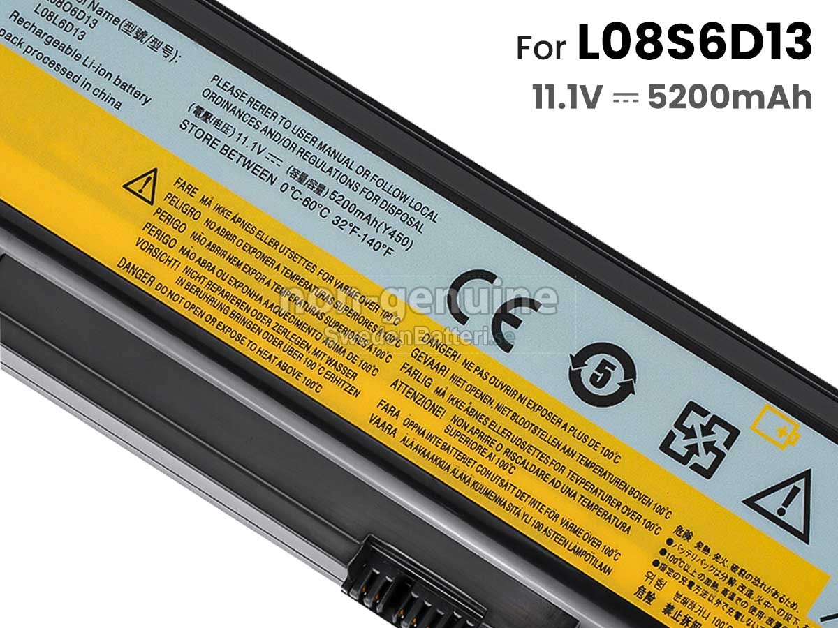 batteri till Lenovo L08S6D13